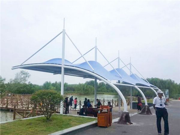 九江星海小区广场景观棚