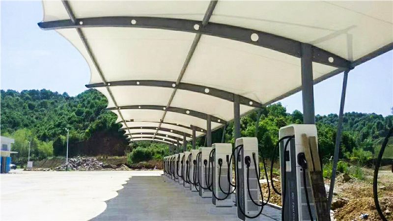 膜结构充电桩工程搭设的难点在哪？