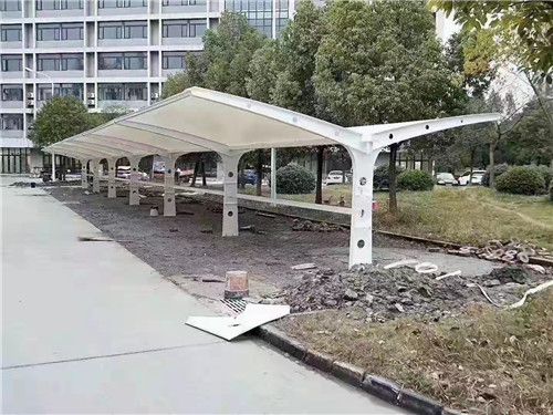 膜结构自行车棚