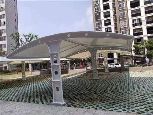 膜结构自行车棚